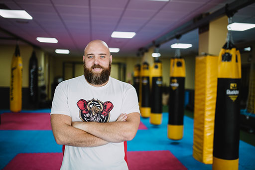 Basilio Melián. Cinturón Negro de Kickboxing